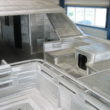 Opbouw megajacht BN 49 – 2007 - 2