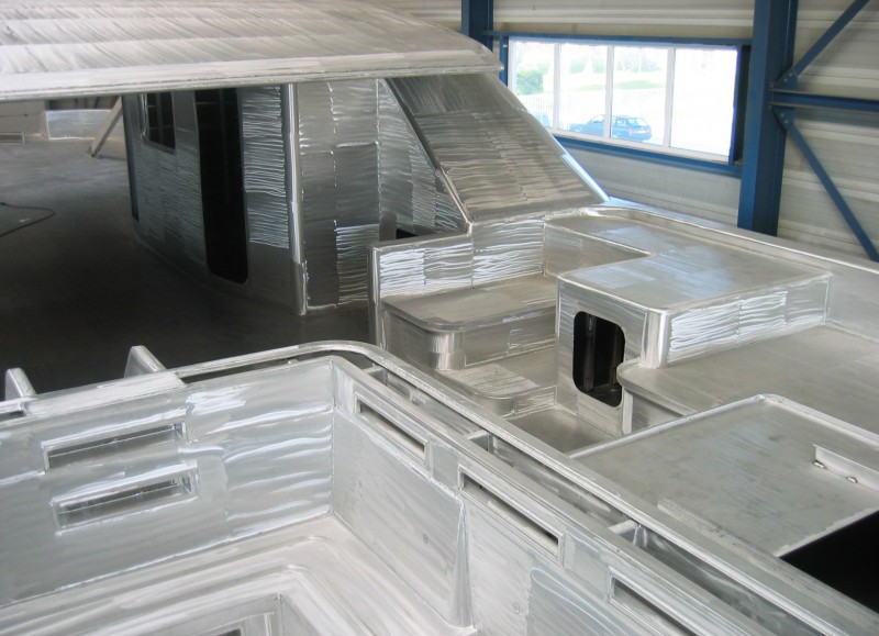 Opbouw megajacht BN 49 – 2007 - 2