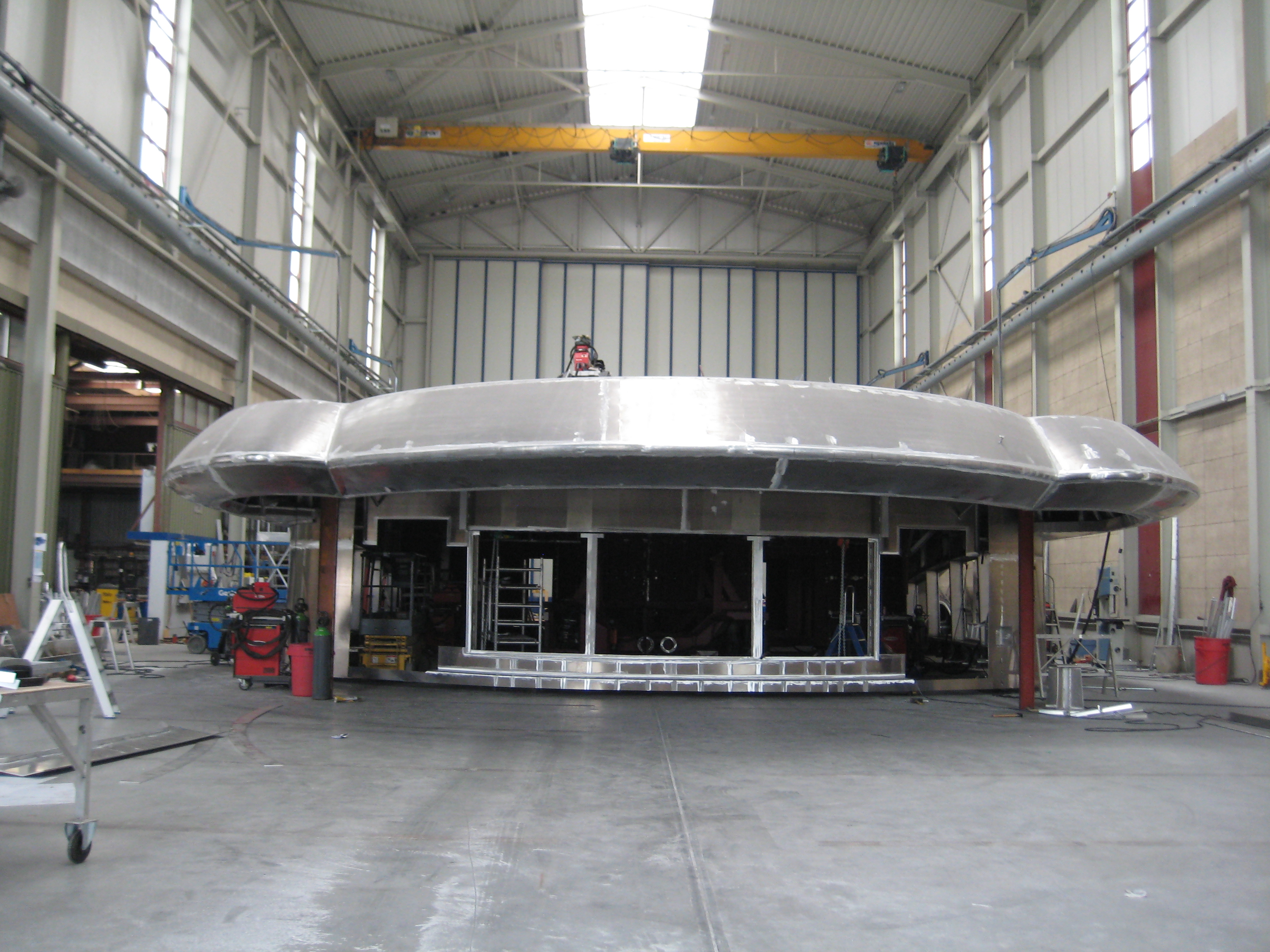 Opbouw megajacht BN 90 – 2016 - 2